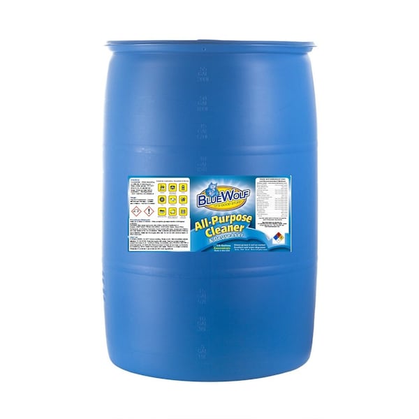 Blue Wolf All Purpose Cleaner Degreaser 55G Drum BW55 Zoro
